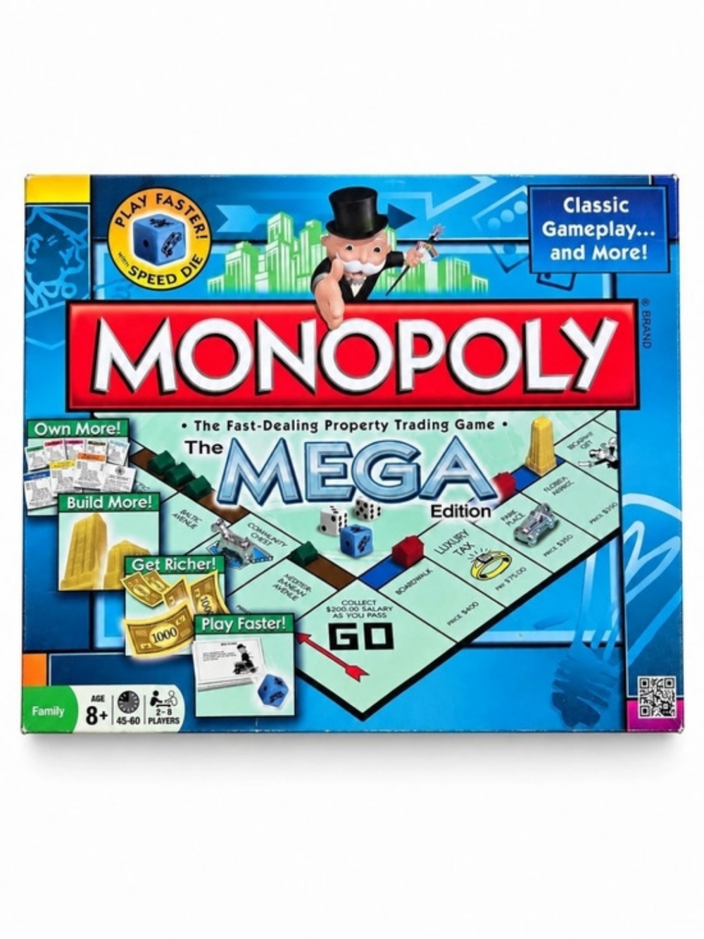 Hasbro Monopoly Mega Edition Board Game Complete Set
